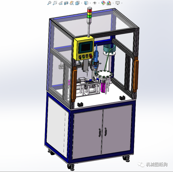 【非标数模】全自动螺丝机3d数模图纸 solidworks设计