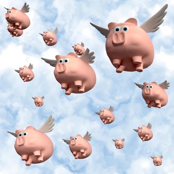 when pigs fly 难道是传说中的"飞猪"?这怎么可能啊