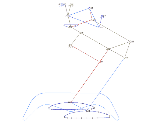 复杂的连杆结构动态图,很专业,瞄一眼就能让你过目不忘涨知识!
