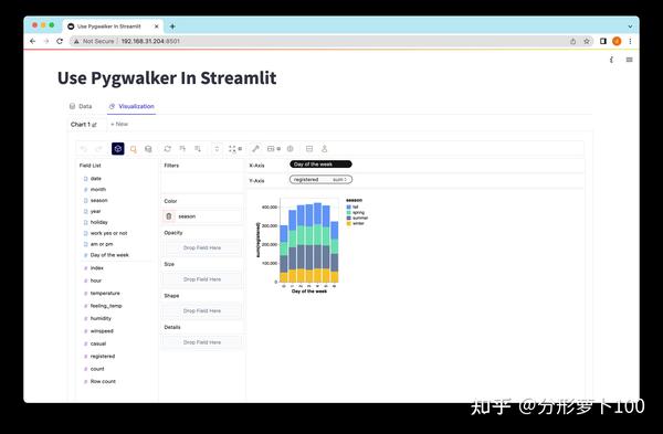 Pygwalker Streamlit