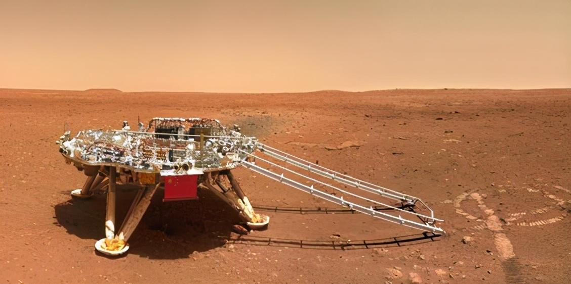 祝融号火星车首批科学影像图发布天问一号祝融车一展真容你有哪些感想