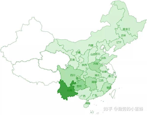 中国烟草种植与生产分布地图