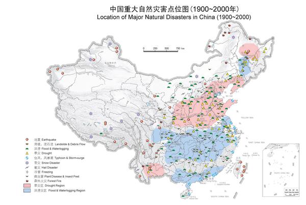 中国重大自然灾害点位图