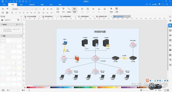 网络拓扑图怎么画