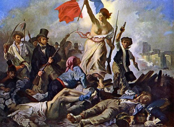 【贞德引导人民】 有一张礼装叫"引导迦勒底的少女",原型是法国革命