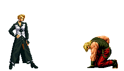 拳皇98全人物特殊开场莉安娜和陈国汉被强行拼凑成情侣