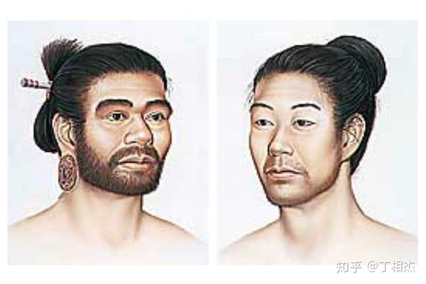 绳文人和弥生人,日本人是这两种人的混血,所以说像阿部宽这样的日本人