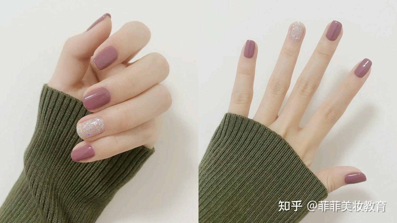 莫兰迪色系美甲get这几款气质女神就是你
