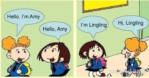 还记得小学时的英文教材里的:lingling 和 amy,她俩长这样(咦,是不是