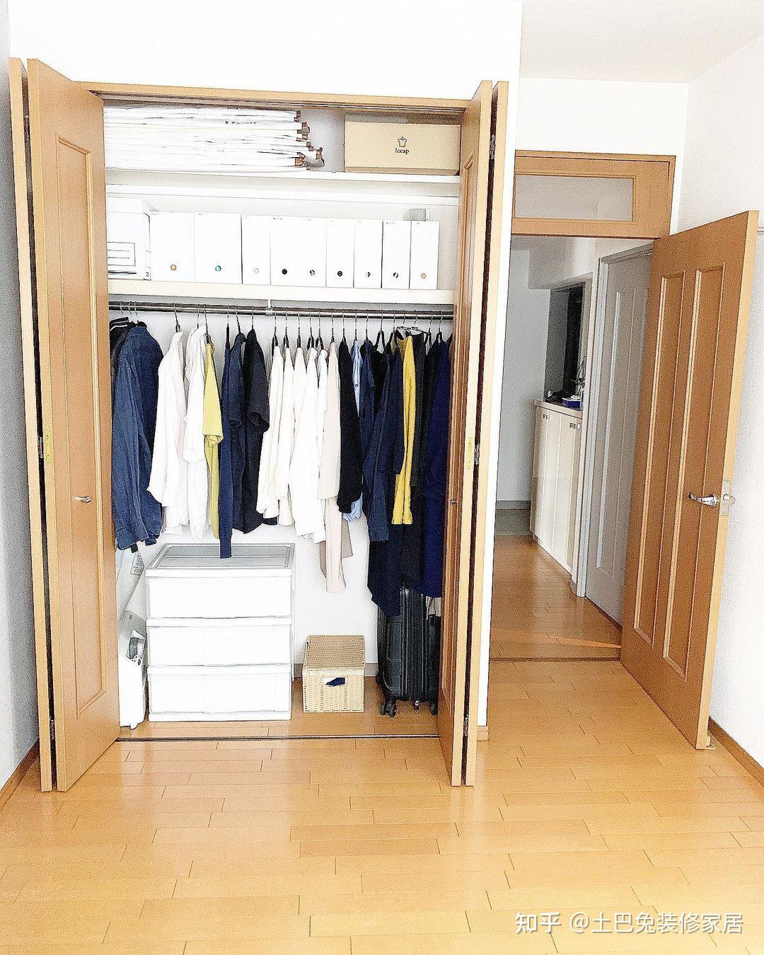 其实这种壁橱衣柜并不是什么新的概念,日本的卧室衣柜基本上都是这样