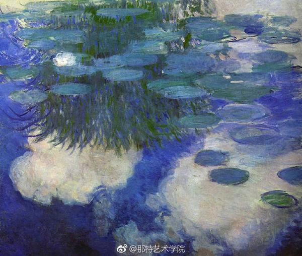 静谧的莫奈蓝