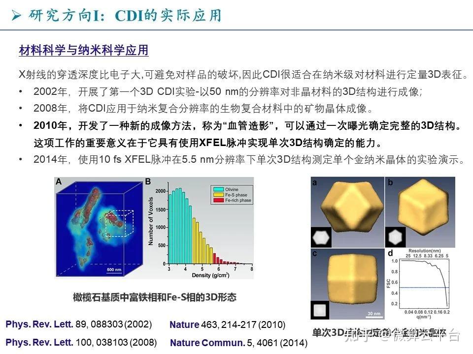 10篇nature,science正刊,x射线和电子新颖成像方法的先驱ulca缪建伟