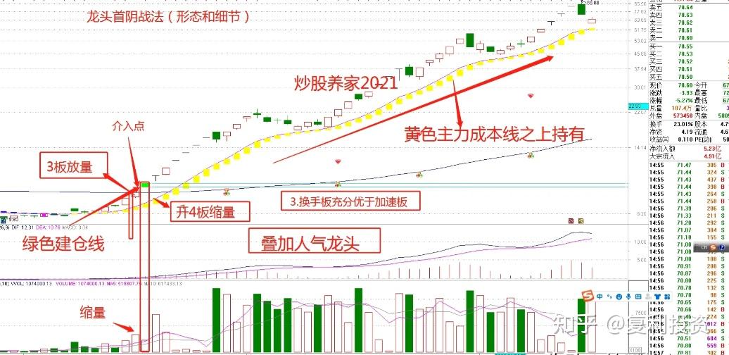 真正赚钱的战法龙头首阴战法一旦掌握黑马股一抓一个准