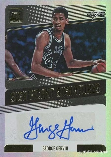 2018-19 donruss significant signatures #7 george gervin