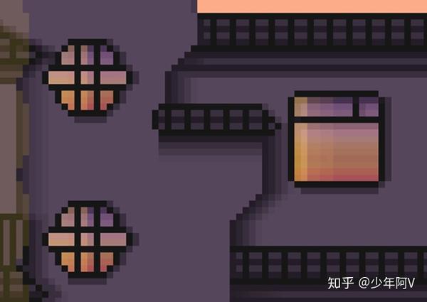 【像素画教程】超详细建筑像素场景图的绘制