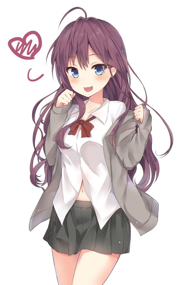二次元动漫壁纸身材曲线完美腰特别纤细