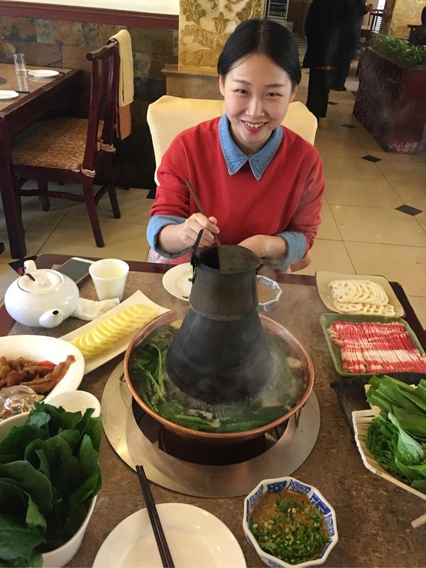 吃火锅开心