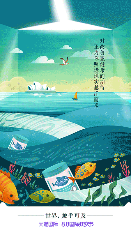 【天猫国际】88国际狂欢节海报