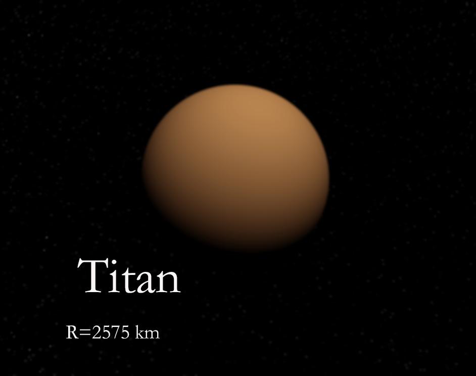 土卫六(titan,又称为泰坦星)是环绕土星运行的一颗卫星,是土星卫星中