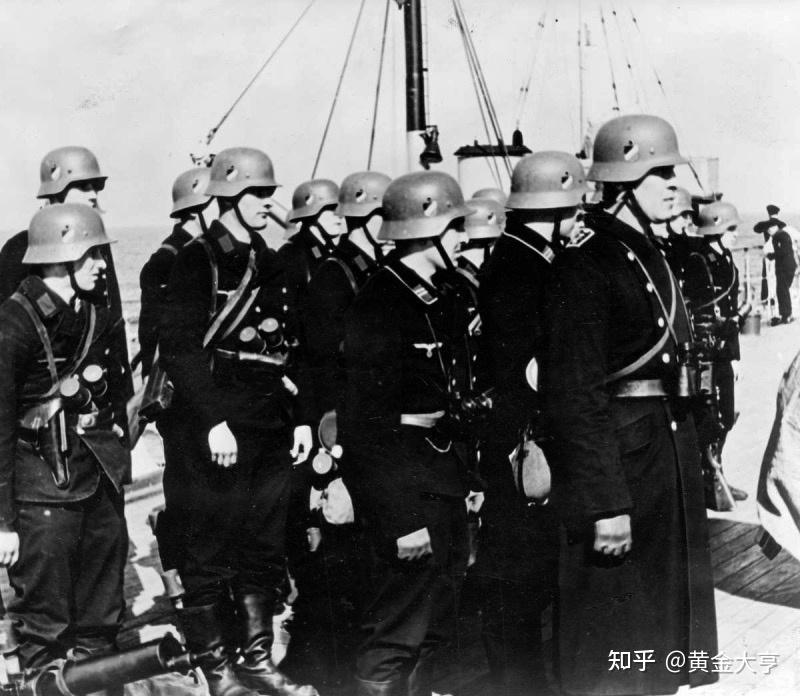 二战中很少露面的德国海军陆战队