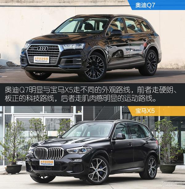 老对手狭路相逢奥迪q7对比宝马x5