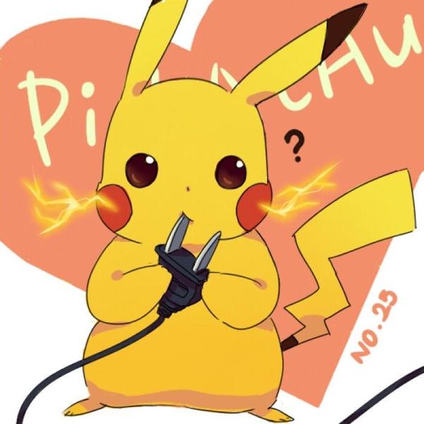 可爱皮卡丘 高清头像无水印