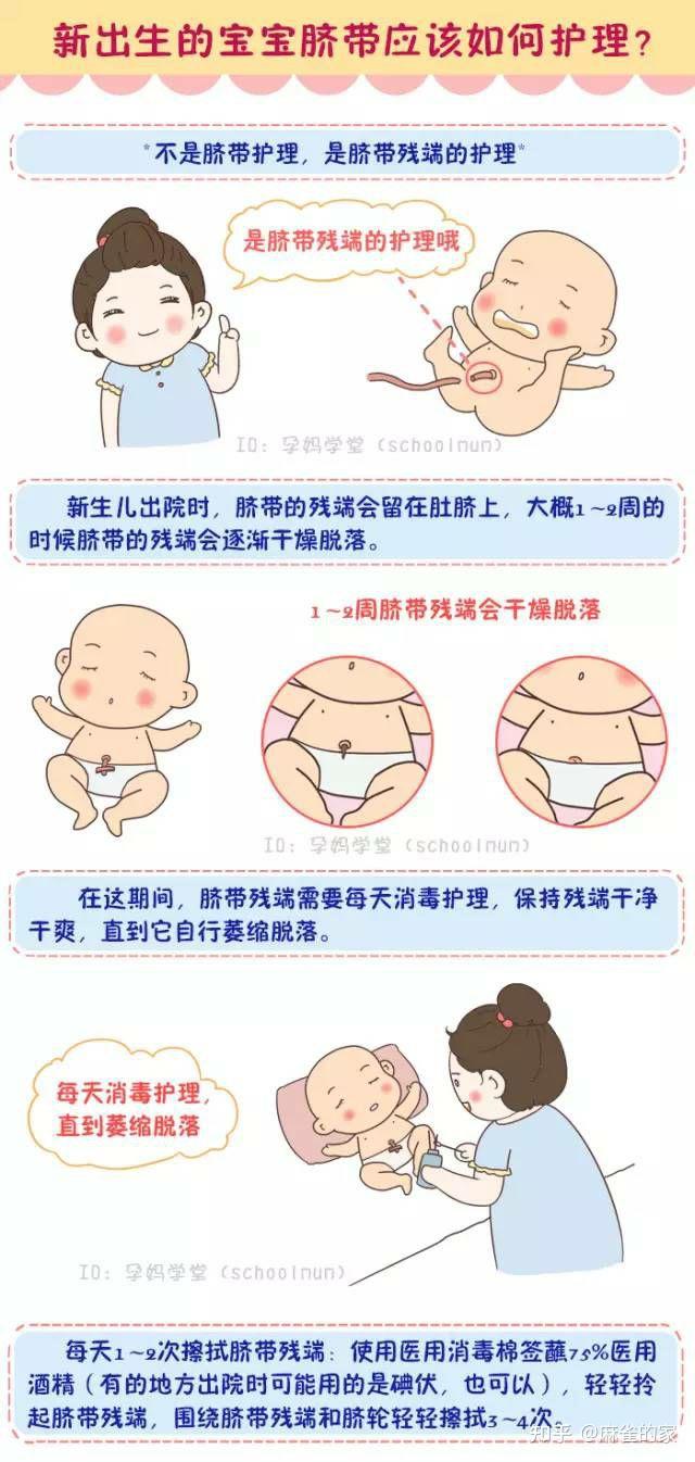 新生儿脐带该怎么护理