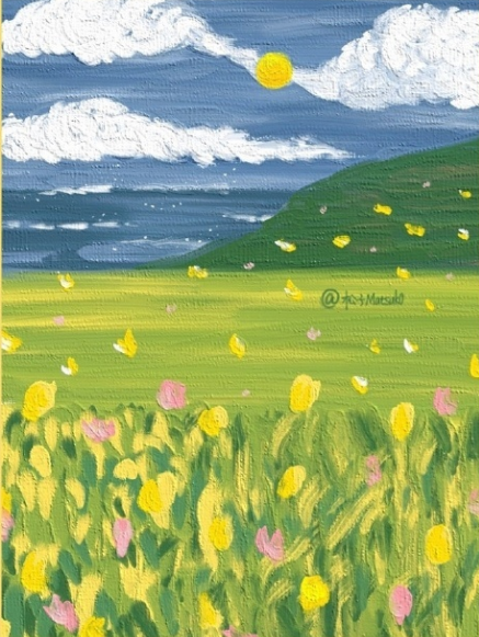 春日风油画质感花园壁纸 ——没有一个春天不会到来