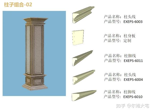 eps线条罗马柱应用场景展示(四)