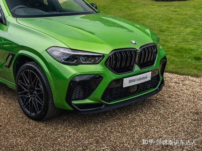 bmwx6m雷霆版爪哇绿养眼