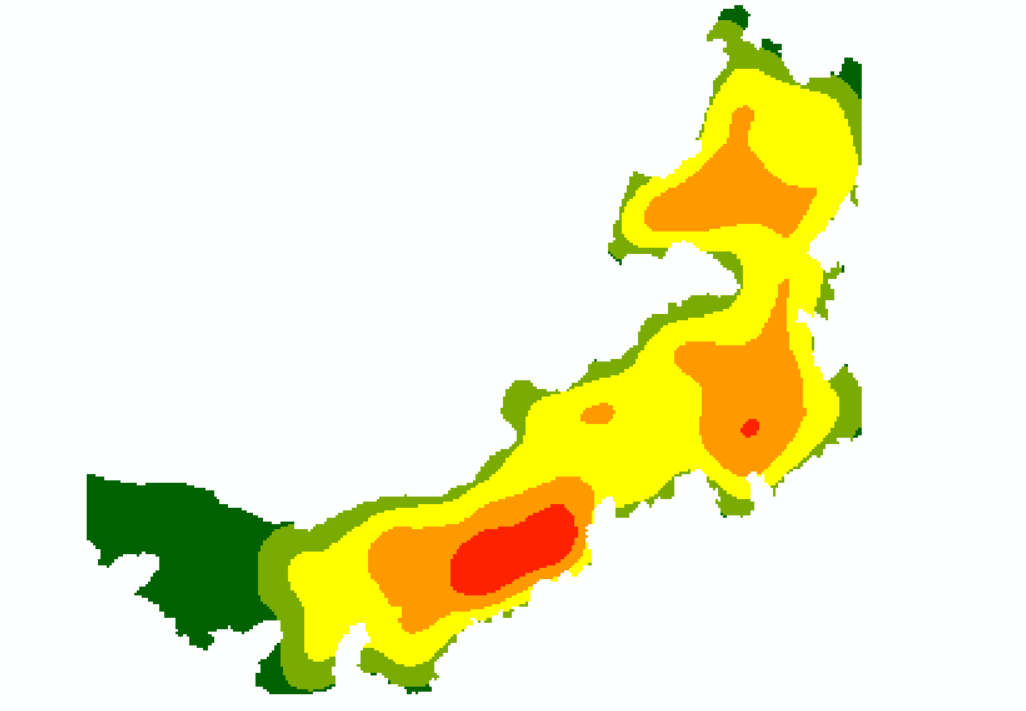 (50)专题图制作之人口地图(3)——内蒙古行政区人口密度分析