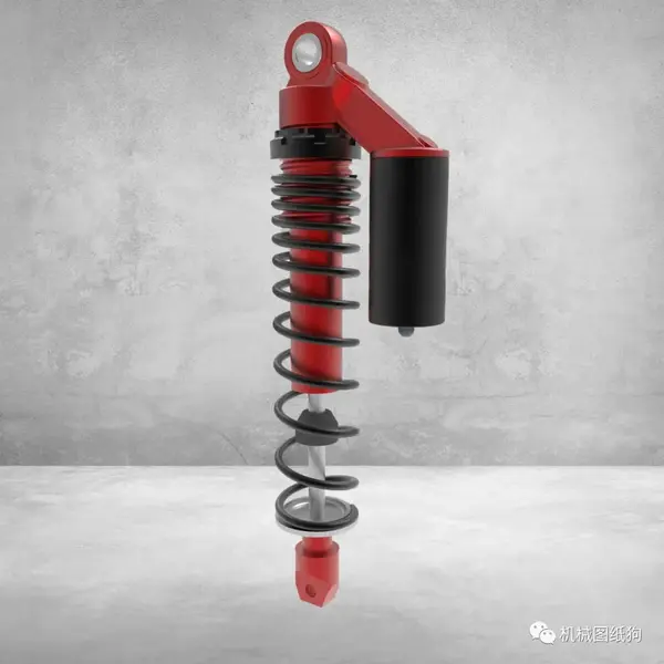 【工程机械】damper减震器模型3d图纸 step格式