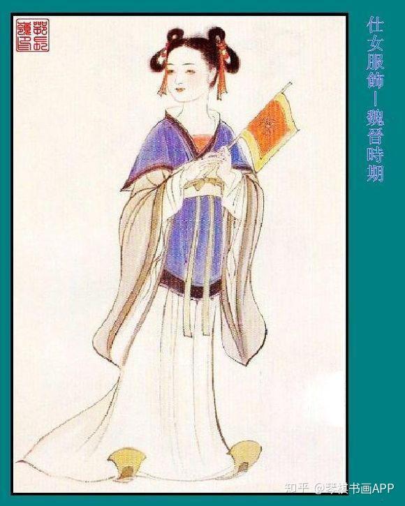 历代仕女服饰图收藏的一套仕女图,画的比较考究,基本概括历代女子服饰