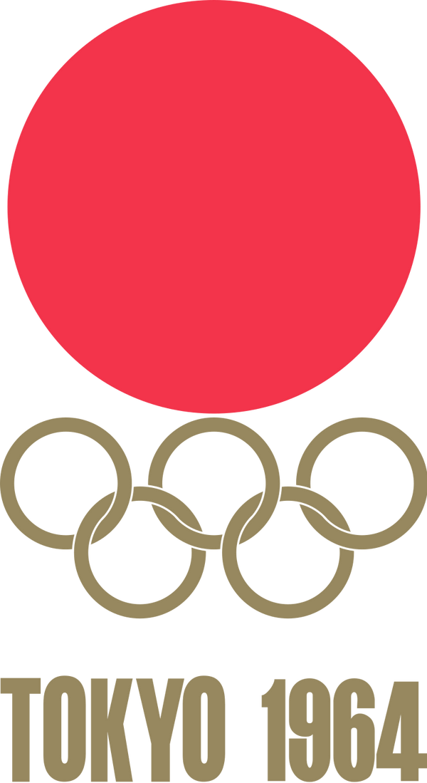 1964年东京奥运会的会徽 设计史上永恒的经典