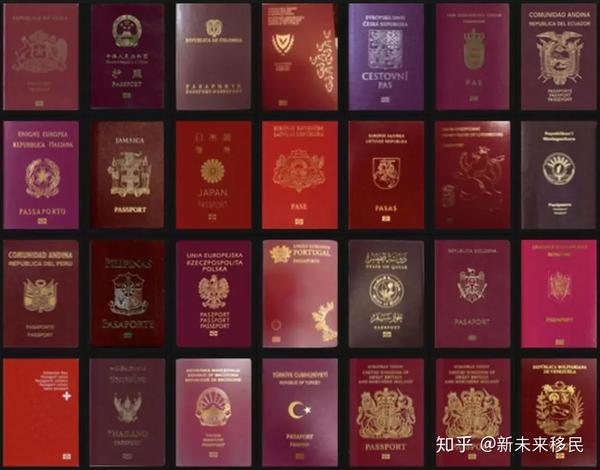 可谓是目前世界各国护照使用最多的颜色了