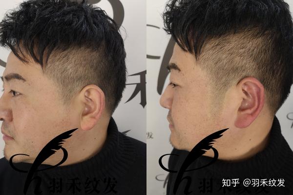 鬓发,耳发,络腮胡塑型可以纹吗?