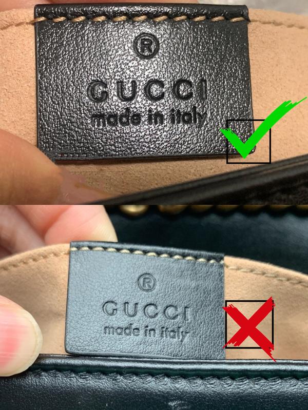 鉴定贴丨gucci marmont相机包对比真假鉴定