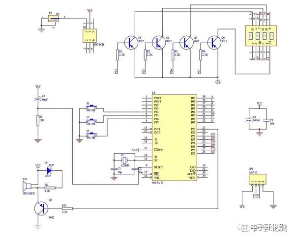 210510基于单片机的倒车雷达测距系统设计