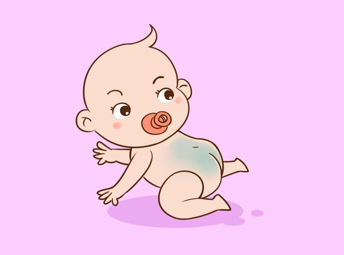 宝宝屁股上的淤青是什么?