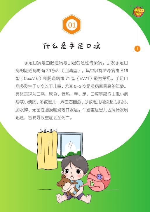 【图文知识】手足口病的预防(一)