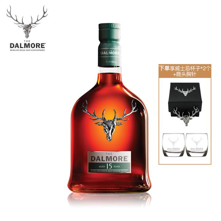 dalmore/帝摩大摩15年苏格兰单一麦芽威士忌 达尔摩