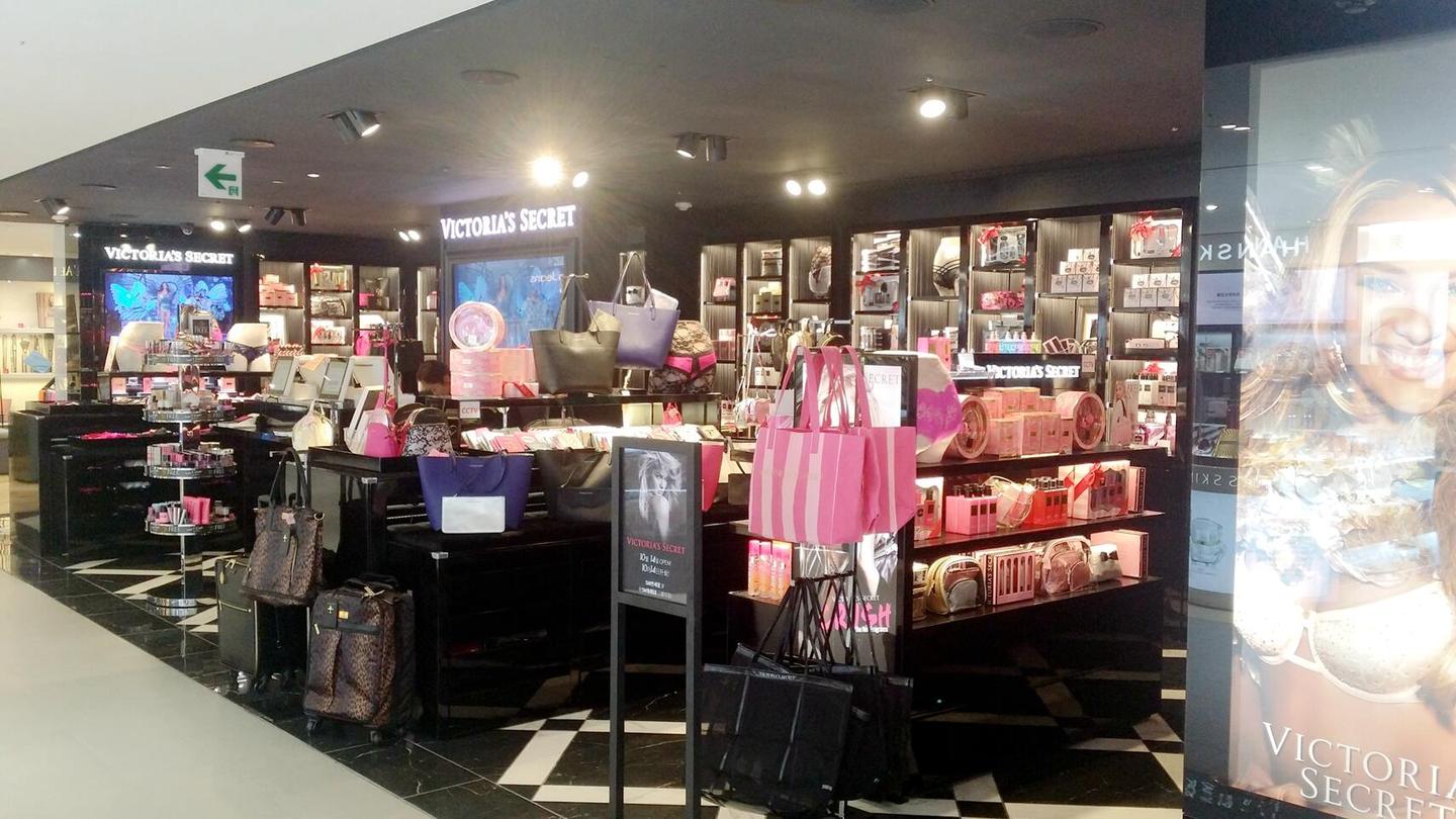 维多利亚的秘密入驻韩国-sm免税店