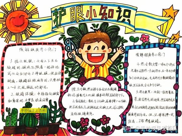 爱眼护眼手抄报