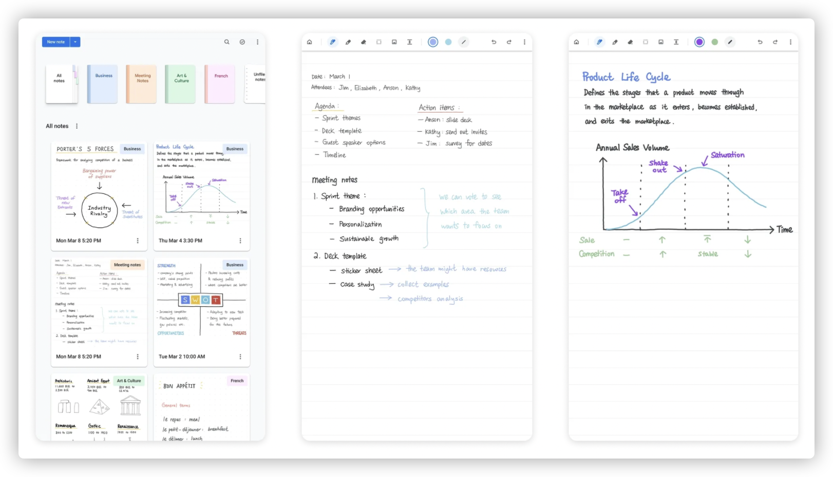 onenote终迎对手google全新笔记应用上线