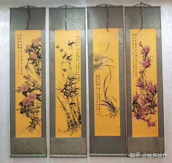 梅兰竹菊,君子雅韵——画家秋石作品鉴赏