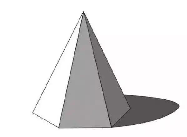 素描入门 素描几何体圆锥体的画法步骤