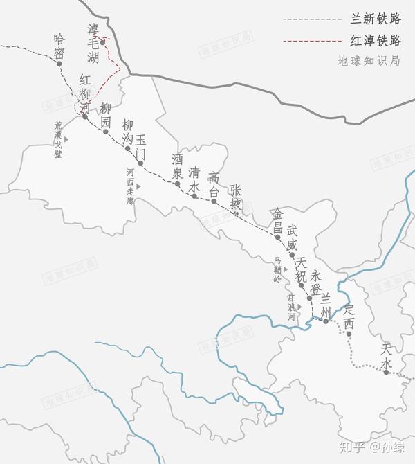 罗布泊隔壁的敦煌境内,也有一个特殊的地方,即兰新铁路线上新甘两省区