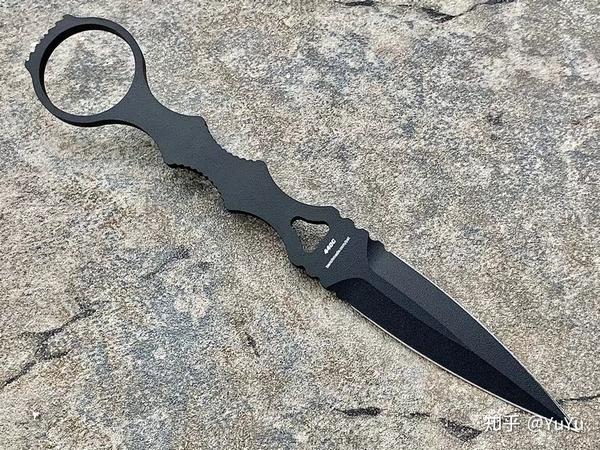 蝴蝶176bk socp dagger 黑色鞘 黑色双锋匕首刺