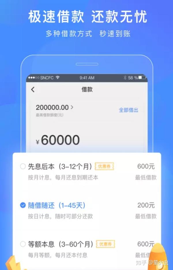 有什么靠谱的借钱软件?