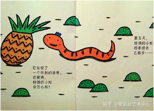 绘本故事好饿的小蛇